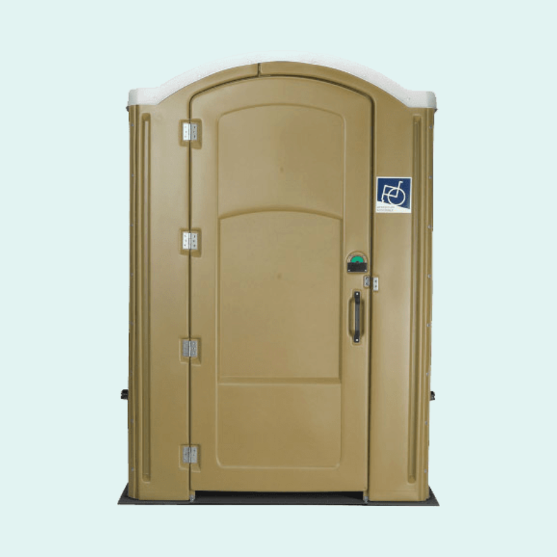 Wheelchair accessible portable toilet rental from Island Restrooms